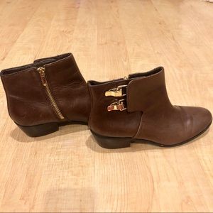 Sam Edelman size 8 brown leather boots